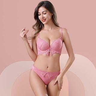 Lingerie Conjunto Com Aro E Bojo Calcinha Tanga 8057