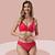 Z&D LIngerie Conjunto Sem Aro Com Renda e Bojo Calcinha Fio