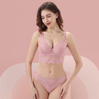 12 Peças Lingerie Conjunto Costas Largas Estilo Cropped Com Aro Com Bojo e Renda Calcinha Fio Dental 6703 Cores E Tamanhos Variados