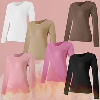 Z&D Lingerie Blusa Termica feminina Segunda Pele Térmica Manga Longa com Proteção LMNY02