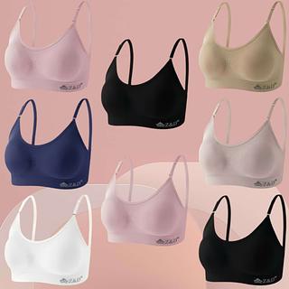 Lingerie Top Alças Larga Sem Costura Com Bojo